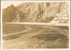 Río San Juan del Oro. Silurschiefer. Panorama