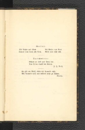 Sprüchwörter: