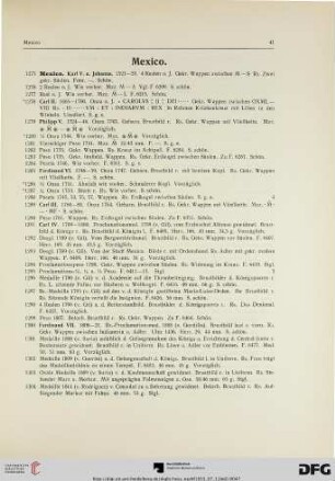 Mexico (Nr. 1275-1388)