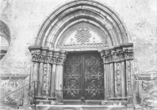 Portal des Klosters Altzella : Portal des Klosters Altzella an der Nossener Stadtkirche