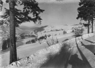 Rittersgrün : Rittersgrün. Ortsansicht, Winteraufnahme