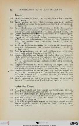 Asiatische Kunst (Nr. 764-809)