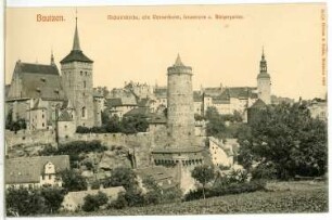 Bautzen. Michaelsk.,alte Wasserk.,Lauenturm,Bürgergarten