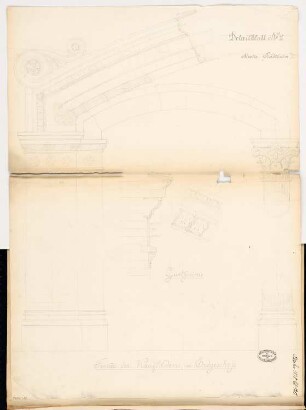 Bahnhof Börse der Stadtbahn, Berlin Monatskonkurrenz Oktober 1878: Details