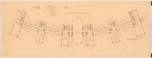 I.G.-Farben, Frankfurt/Main Verwaltungsgebäude: Grundriss 1. Obergeschoss 1:200 (von Inv.Nr. 3960)