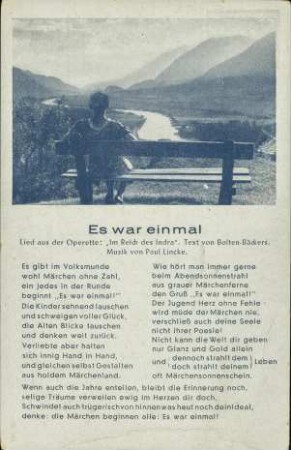 Es war einmal