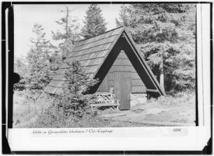 Hütte im Georgenfelder Hochmoor