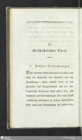 II. Geschichtlicher Theil