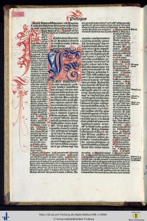 Prologus Sancti Hieronymi in Bibliam.