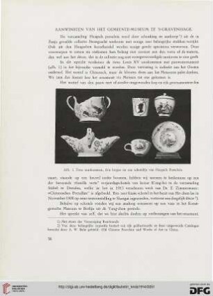 2.Ser. 7.1914: Aanwinsten van het gemeente-museum te 's-Gravenhage