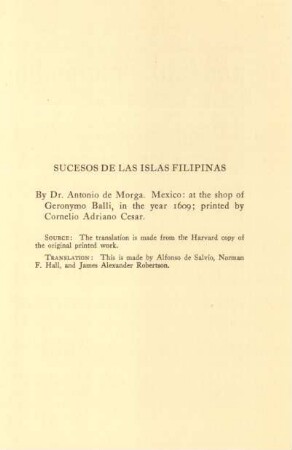 Sucesos de las Islas Filipinas