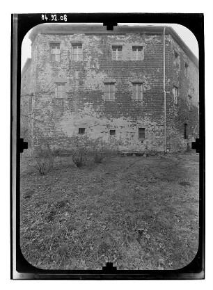 Goldbeck (Wittstock/Dosse-Goldbeck). Ehem. Burg (um 1300, Ausbau nach 1548). Ostseite
