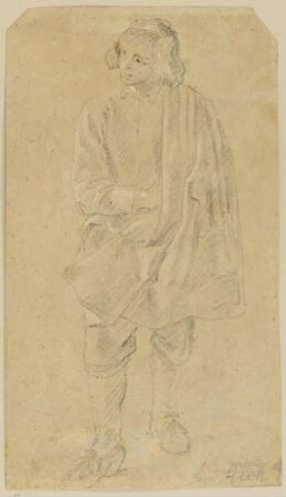 Stehender junger Mann