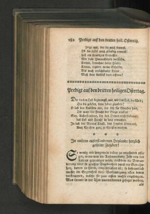 Predigt auf den dritten heiligen Ostertag.