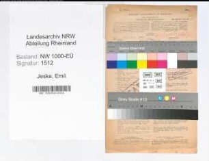 Entnazifizierung Emil Jeske, geb. 26.02.1897 (Landwirt)