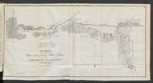 Positions of the upper and lower gold mines on the south fork of the american river, California.
