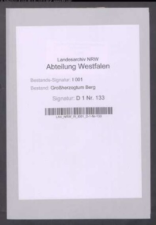 Die zu der Malteser-Ordenskommende Münster und Steinfurt gehörigen Waldungen, Jagden und Fischereien