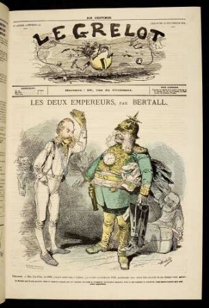 Les deux empereurs, par Bertall