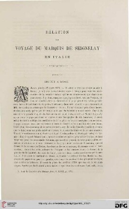 18: Relation du voyage du Marquis de Seignelay en Italie, [2]