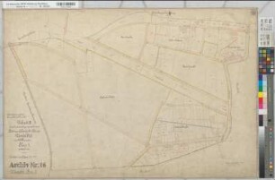 Dortmund - Körne - Wambel (Dortmund), Zusammenlegung Dortmund Nord-Ost, Bl.1 Urkarte 2 Wambel Flur 1
