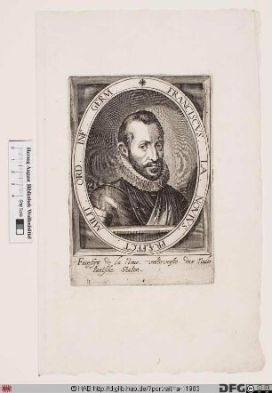 Bildnis François de La Noue, gen. "Bras de Fer"