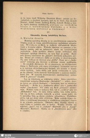 IV. Dźensniša drasta katolskich Serbow