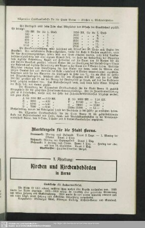 V. Abteilung. Kirchen und Kirchenbehörden in Borna