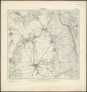 Meßtischblatt 2441 : Lichtenau, 1898 : Lichtenau. - Aufn. 1896. - 1:25000. - [Berlin]: Reichsamt für Landesaufnahme, 1898. - 1 Kt.