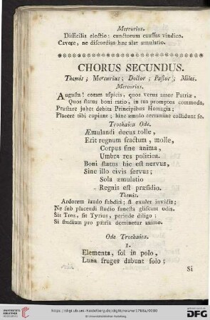 Chorus Secundus
