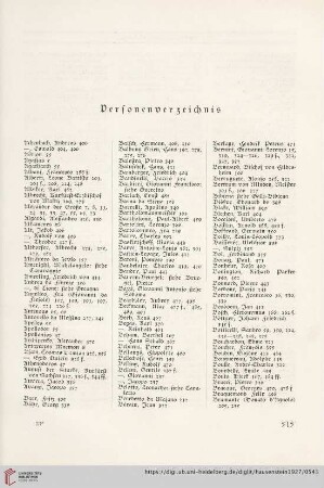 Personenverzeichnis