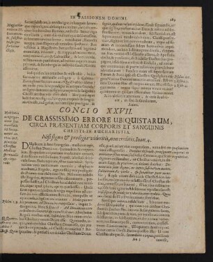 Concio XXVII.