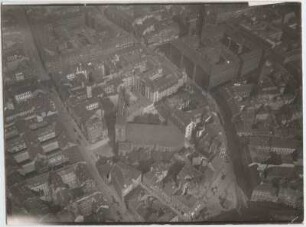 Luftaufnahme: Nikolaikirche, Berliner Rathaus und Umgebung