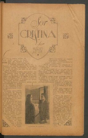 Sor Cristina : Ilustró Antonio Decrón