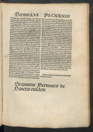 Sequuntur Sermones de Sanctis eiusdem