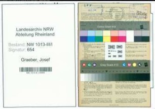 Entnazifizierung Josef Graeber , geb. 01.01.1916 (Arbeiter)