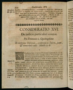 120-127, CONSIDERATIO XVI. De judicio particulari animae.