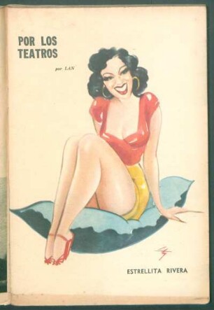 Estrellita Rivera - [Caricatura] : Por los teatros