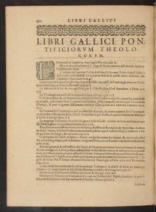 Libri Gallici Pontificiorum Theologorum.