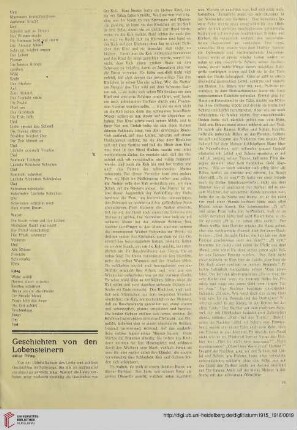 Geschichten von den Lobensteinern