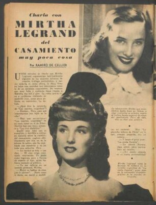 Charla con Mirtha Legrand del casamiento muy poca cosa
