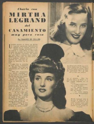 Charla con Mirtha Legrand del casamiento muy poca cosa