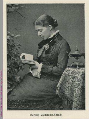 Porträt von Gertrud Guillaume-Schack
