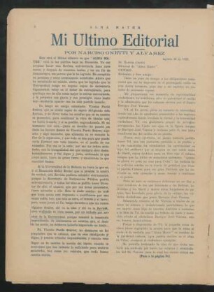Mi último editorial