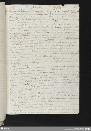 [Faszikel 13: Brief eines unbekannten Verfassers an den Dogen von Venedig (Entwurf oder Abschrift)]