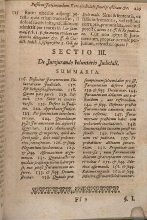 Sectio III. De Jurejurando Voluntario Judiciali.