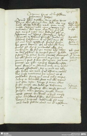 71r-78r: Briefe von und an Eneas Silvius Piccolomini (Pius II.)