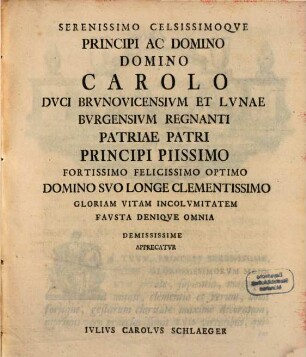 Commentatio De Nvmo Hadriani Plvmbeo Et Gemma Isiaca In Fvnere Aegyptii Medicato Repertis : Serenissimi Celesissimiqve Principis Ac Domini Domini Caroli Dvcis Brvnovicensivm Et Lvnaebvrgensivm Regnantis Ivssv Clementissimo