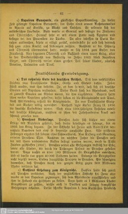 Deutschlands Erniedrigung