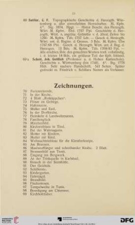 Zeichnungen (Nr. 70-861)