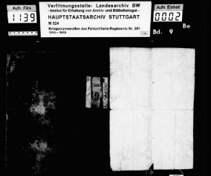 Kriegsstammrolle der 4. Batterie